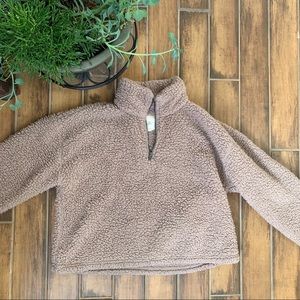 Quarterzip Sweatshirt Pink